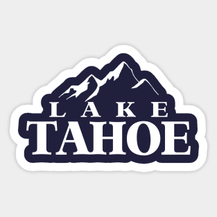 Classic Lake Tahoe (Snowy) Sticker